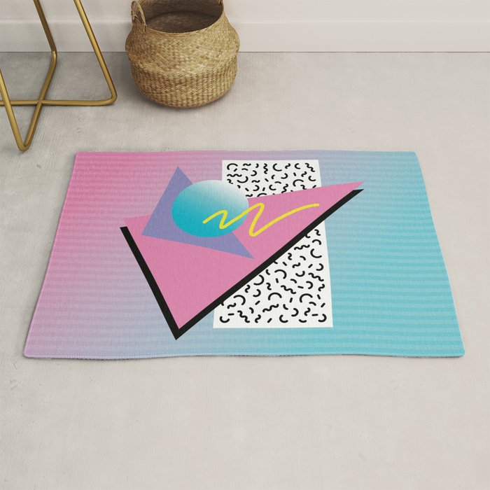 Memphis pattern 41 - 80s / 90s Retro Rug Gallery Image 1