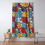 Colorful Squirrels Window Curtain Gallery Image 5