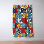 Colorful Squirrels Window Curtain Gallery Image 3