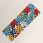 Colorful Squirrels Yoga Mat Gallery Image 1