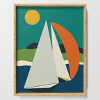 mid century sails Serving Tray Gallery Image 1