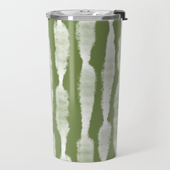 Tie Dye no. 2 in Green  Travel Mug Gallery Image 2