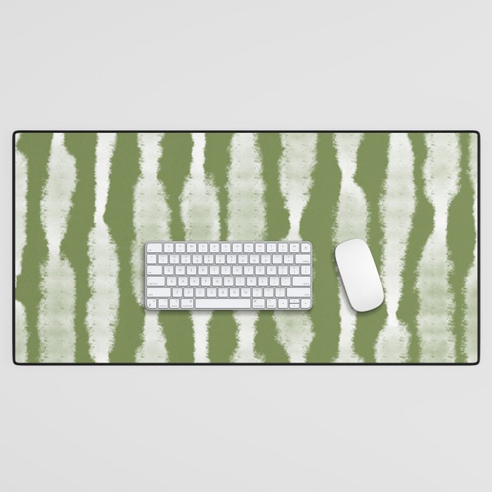Tie Dye no. 2 in Green  Desk Mat Gallery Image 1