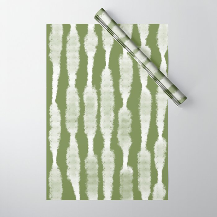 Tie Dye no. 2 in Green  Wrapping Paper Gallery Image 1