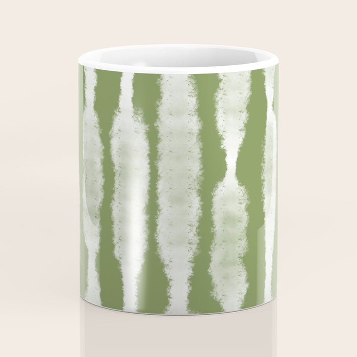 Tie Dye no. 2 in Green  Coffee Mug Gallery Image 4