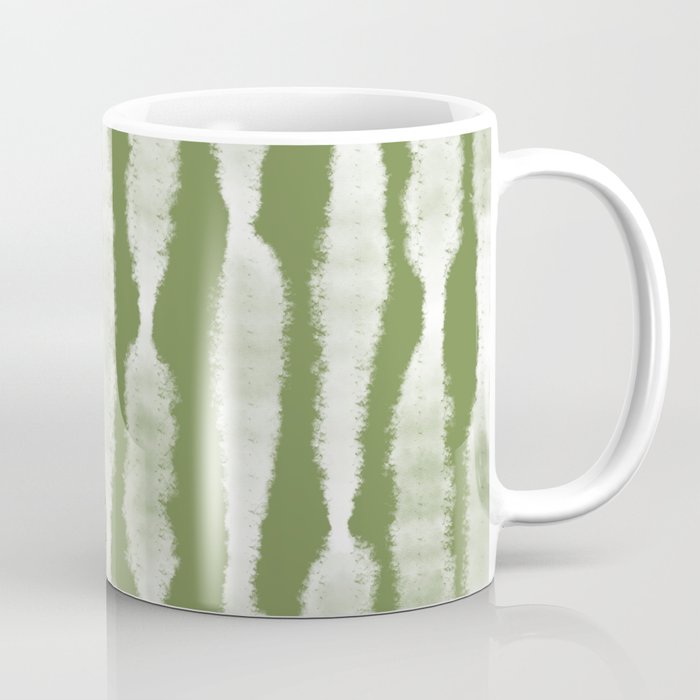 Tie Dye no. 2 in Green  Coffee Mug Gallery Image 1