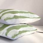 Tie Dye no. 2 in Green  Pillow Sham Gallery Image 3
