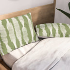 Tie Dye no. 2 in Green  Pillow Sham Gallery Image 2