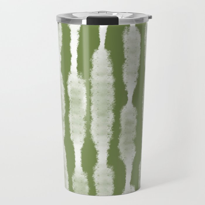 Tie Dye no. 2 in Green  Travel Mug Gallery Image 1