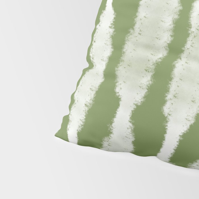 Tie Dye no. 2 in Green  Pillow Sham Gallery Image 4