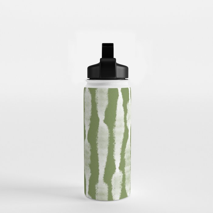 Tie Dye no. 2 in Green  Water Bottle Gallery Image 2