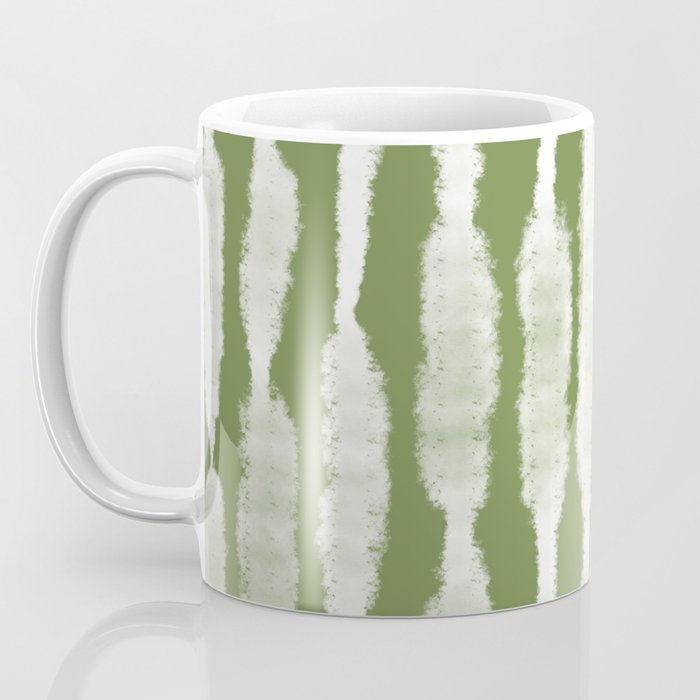 Tie Dye no. 2 in Green  Coffee Mug Gallery Image 3