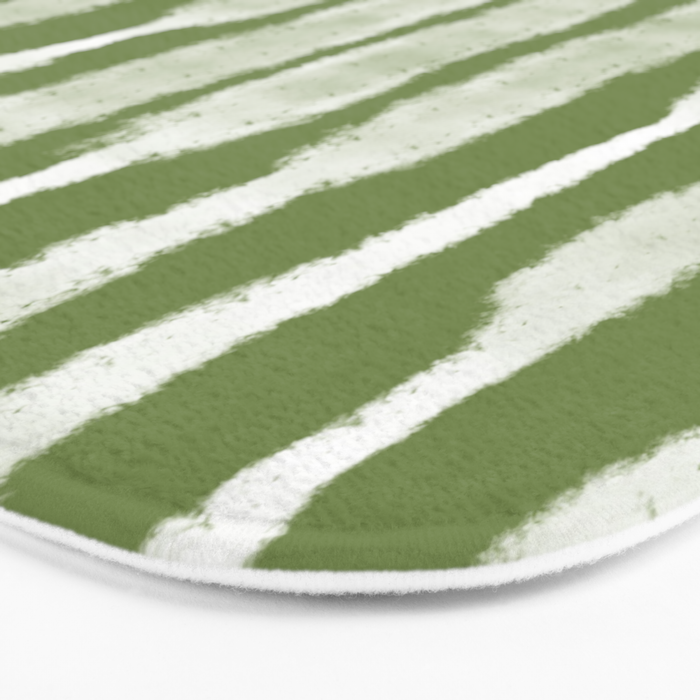 Tie Dye no. 2 in Green  Bath Mat Gallery Image 3