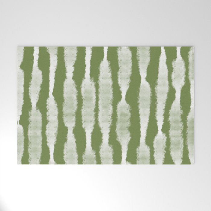 Tie Dye no. 2 in Green  Welcome Mat Gallery Image 1