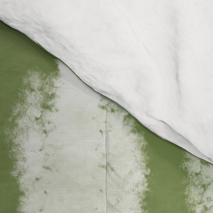 Tie Dye no. 2 in Green  Comforter Gallery Image 4