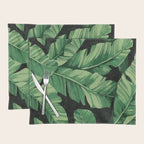 Tropical banana leaves II Placemat Gallery Image 1