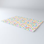 Fun colorful doodle art pattern Rug Gallery Image 3