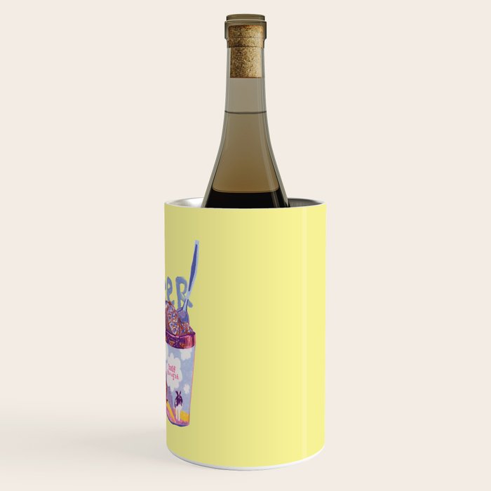 Emo Cancer in Calming Yellow | Zodiac Series Wine Chiller Gallery Image 3