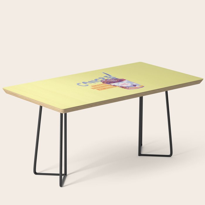 Emo Cancer in Calming Yellow | Zodiac Series Coffee Table Gallery Image 1
