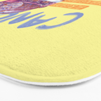 Emo Cancer in Calming Yellow | Zodiac Series Bath Mat Gallery Image 3