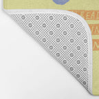 Emo Cancer in Calming Yellow | Zodiac Series Bath Mat Gallery Image 2