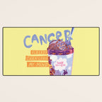 Emo Cancer in Calming Yellow | Zodiac Series Desk Mat Gallery Image 3