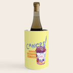 Emo Cancer in Calming Yellow | Zodiac Series Wine Chiller Gallery Image 1