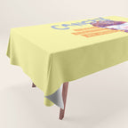 Emo Cancer in Calming Yellow | Zodiac Series Tablecloth Gallery Image 1