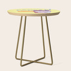 Emo Cancer in Calming Yellow | Zodiac Series Side Table Gallery Image 1