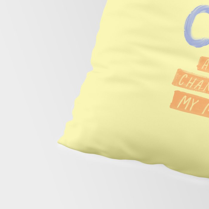 Emo Cancer in Calming Yellow | Zodiac Series Pillow Sham Gallery Image 4