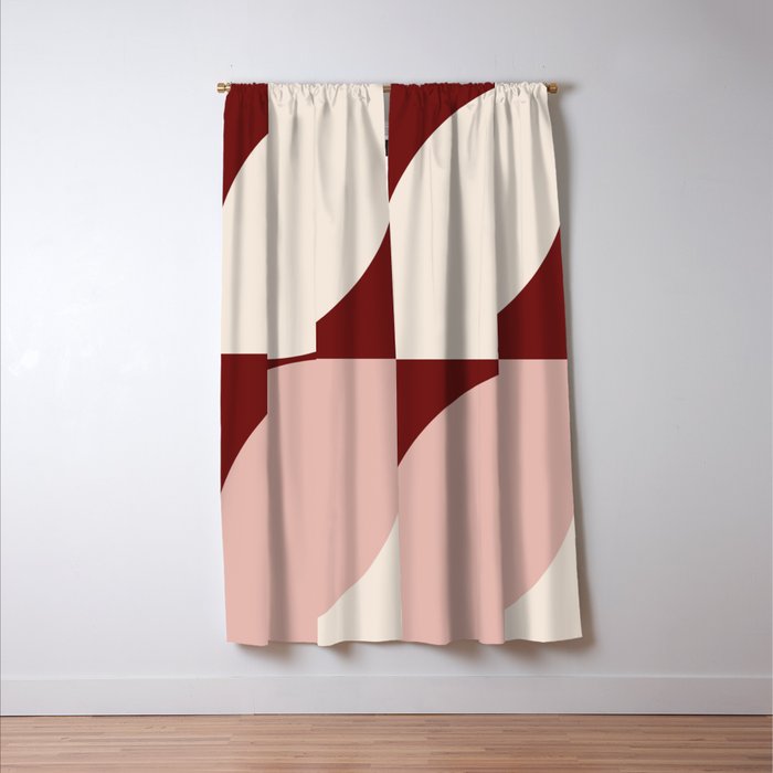 Almond Abstract XIX Window Curtain Gallery Image 3