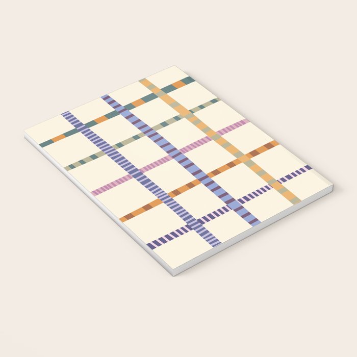 Colorful Patterned Grid Notebook Gallery Image 3