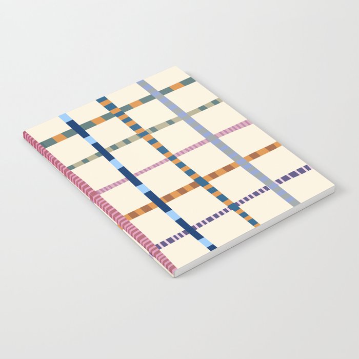 Colorful Patterned Grid Notebook Gallery Image 1
