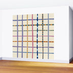 Colorful Patterned Grid Wall Mural Gallery Image 2