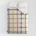 Colorful Patterned Grid Comforter Gallery Image 6
