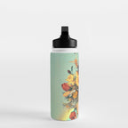 Baby's in bloom - Rainbow, flowers, birds,  butterflies Water Bottle Gallery Image 3