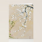 Ume flower painting,korean painting. chinoiserie. Stationery Card Gallery Image 2