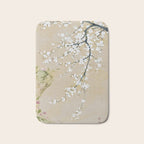 Ume flower painting,korean painting. chinoiserie. Bath Mat Gallery Image 1