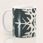 Scandinavian Snowflake no. 3 navy colorway  Coffee Mug Gallery Image 3