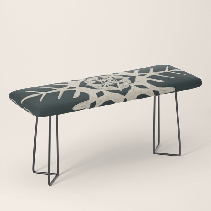 Scandinavian Snowflake no. 3 navy colorway  Bench Gallery Image 1
