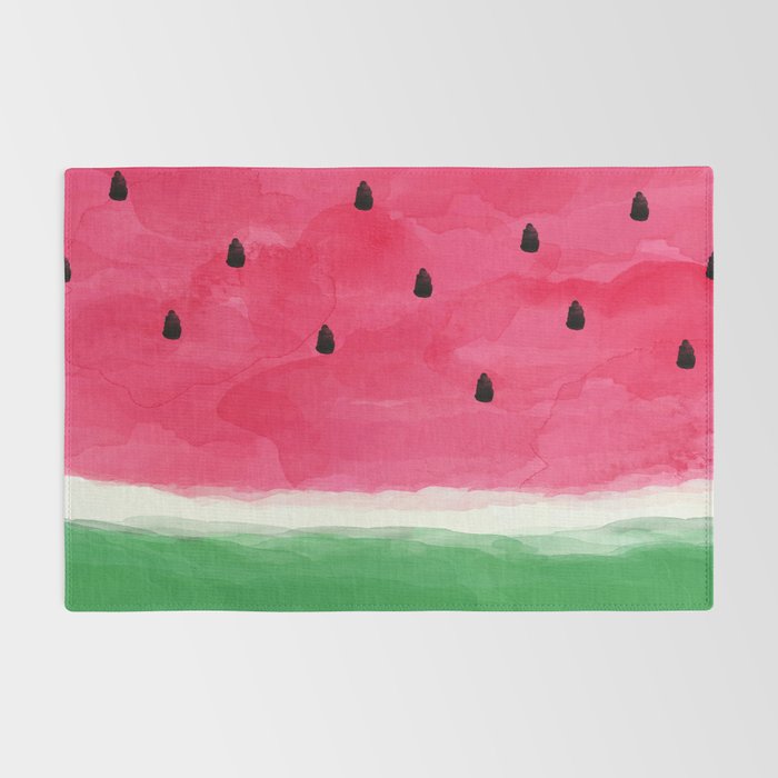Watermelon Abstract Rug Gallery Image 2