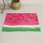 Watermelon Abstract Rug Gallery Image 1