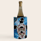 Authentic Aboriginal Art - Sea Turtles Wine Chiller Gallery Image 2