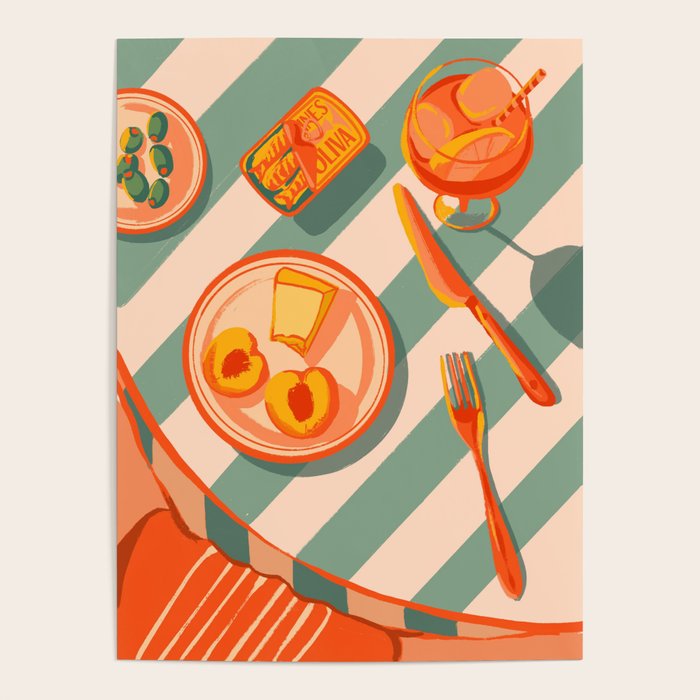 Golden Hour Aperitivo Poster Gallery Image 1