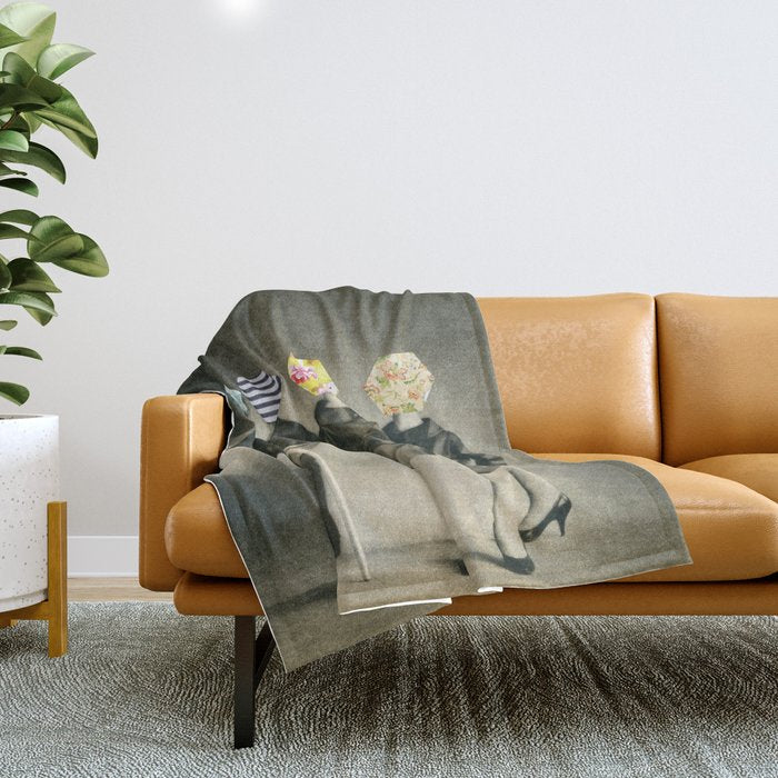 Modern Fashion Throw Blanket Gallery Image 1