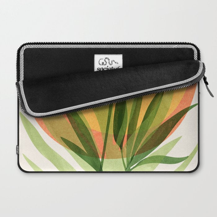 Retro Sunset Garden Still Life Laptop Sleeve Gallery Image 2