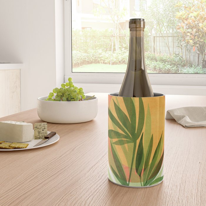 Retro Sunset Garden Still Life Wine Chiller Gallery Image 4