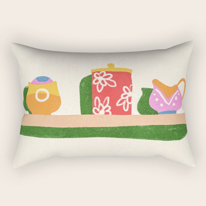 My favourite shelf Rectangular Pillow Gallery Image 1