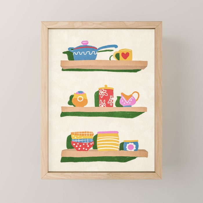 My favourite shelf Mini Art Print Gallery Image 1