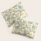 Cute Summer Floral Hand Painted Pillow Sham Gallery Image 3